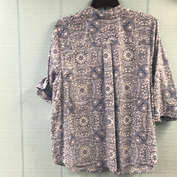 Croft & Barrow Women Plus 2X Button Down Shirt NWT - Picture 7 of 8